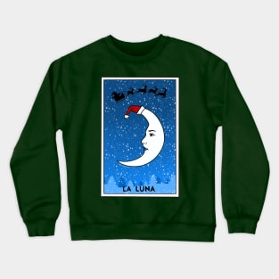 Ugly Christmas Sweater Mexican Christmas Moon Crewneck Sweatshirt